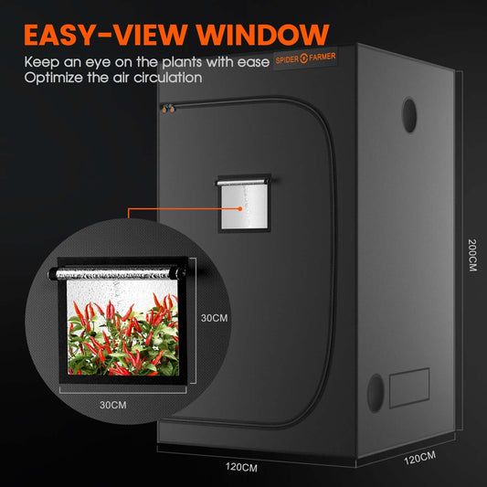 Grow Tent (Spiderfarmer - 120cmx120cmx200cm)