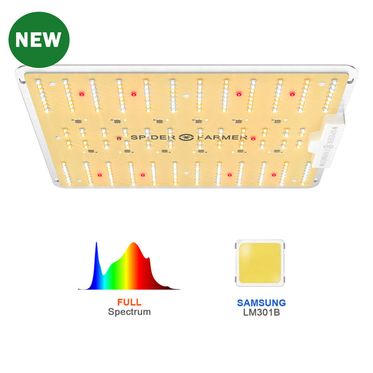 Grow Light Spider Farmer®SF1000 - 100W LED Full Spectrum with Dimmer Knob